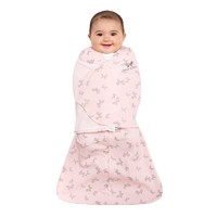 HALO 包裹式纯棉2合1婴儿安全睡袋 蝴蝶粉涂鸦