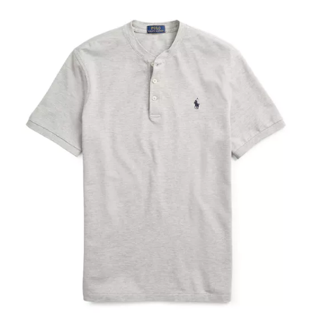 拉夫劳伦POLO RALPH LAUREN Custom Fit Henley领 男士T恤