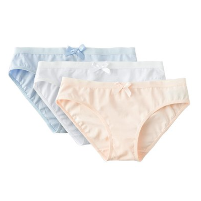 TINCOCO 棉质简约纯色内裤 3条