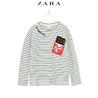 ZARA 童装 贴布装饰长袖T恤 