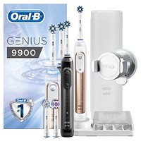 BRAUN 博朗 Oral-B 欧乐-B Genius 9900 电动牙刷套装 两支装