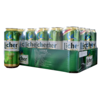 历史新低、限西南、限西北：Licher 力兹堡 小麦啤酒 500ml*24听 整箱装 *2件