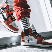 双11预售：AIR JORDAN 1 x Off White 男子篮球鞋