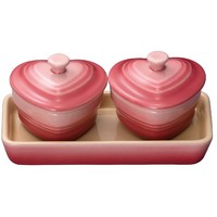 中亚Prime会员：Le Creuset 酷彩 迷你心形珐琅彩小碗 2个装*2套