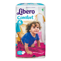 Libero 丽贝乐 comfort 婴儿纸尿裤 XL72片*5+Libero 丽贝乐 婴儿纸尿裤 L80
