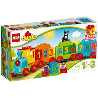  LEGO 乐高 DUPLO 得宝系列 10847 数字火车