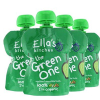 Ella's Kitchen 艾拉的厨房 有机绿色苹果香蕉梨子奇异果混合果泥 90g*4