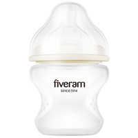 FIVERAMS 五羊 孩子宝 原生硅胶防胀气宽口径婴儿奶瓶 230ml *2件