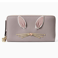 kate spade NEW YORK hop to it rabbit neda 兔子造型 女士钱包