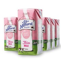 限地区：So Natural 脱脂UHT牛奶 200ml*24盒*8件+韩国 自然庭大枣蜂蜜茶 1000g