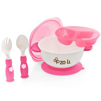 ZOLI 中立 可固定儿童餐具组合