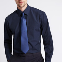 M&S 马莎 EasyToIron T112322W 男士衬衫 含领带 2件装