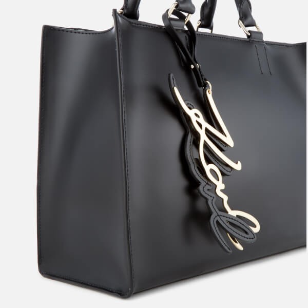 KARL LAGERFELD 卡尔·拉格斐 K/METAL 牛皮 拉链 购物袋/手提包