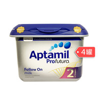 Aptamil 爱他美 白金版 婴幼儿奶粉 2段 6-12个月宝宝 800g*4罐