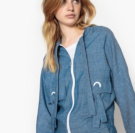 LA REDOUTE 乐都特 Collections 女士蝙蝠袖牛仔上衣