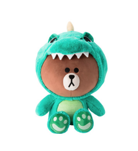 LINE FRIENDS 布朗熊 小怪兽公仔 45cm