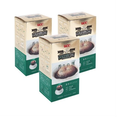 ucc 悠诗诗 金装奢华 滴漏式挂耳手冲咖啡 现磨浓郁 6袋*3盒