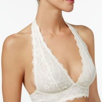 free people bralette 蕾丝无钢圈绕颈内衣