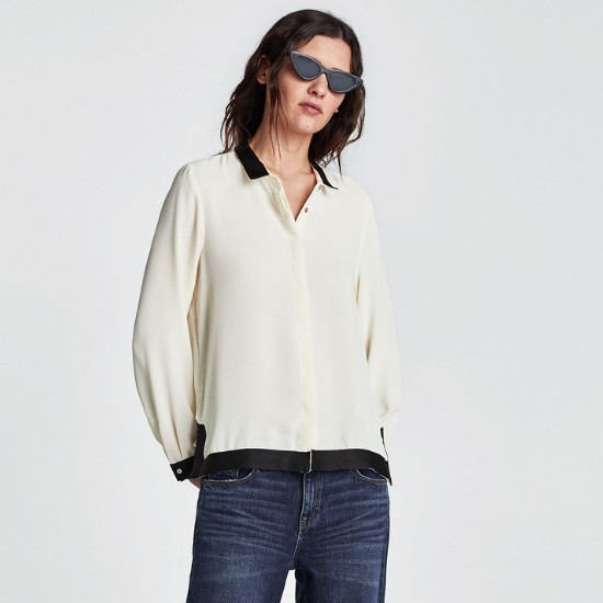 ZARA 02135421712 女士衬衫