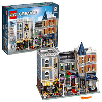 新补券、绝对值：LEGO 乐高 创意百变街景 10255 10周年集会广场+人偶套装