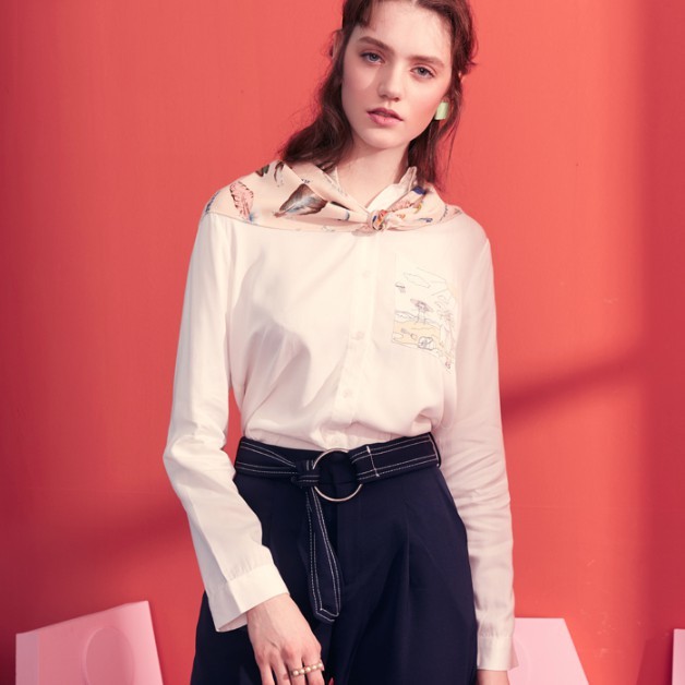 Etam WEEKEND 艾格周末 17021401686 女士衬衫