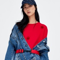 PULL&BEAR 05593210 女士卫衣