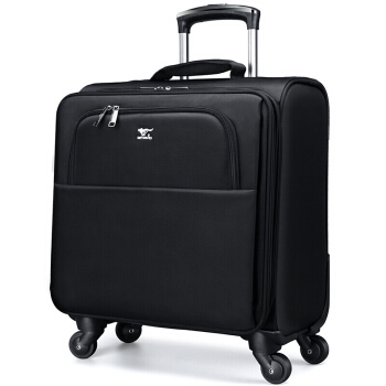 SEPTWOLVES 七匹狼 L50134012-01 拉杆箱 黑色 16寸