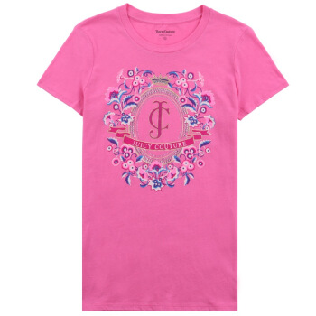 Juicy Couture 橘滋 女士T恤 粉色 XS  