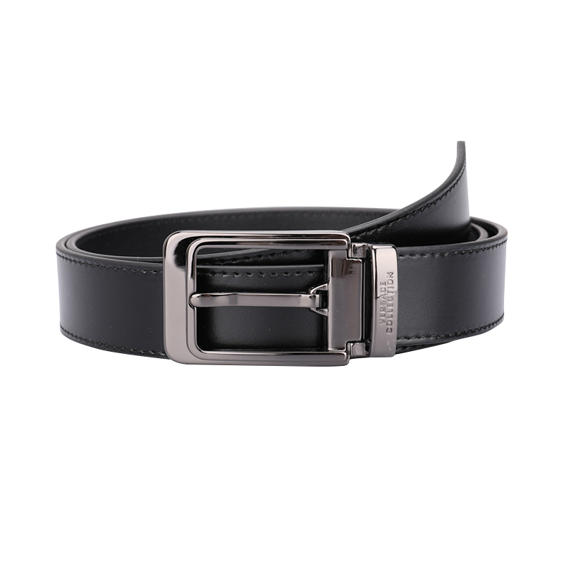 VERSACE 范思哲 COLLECTION V91124S VM00046 V239 男士针扣腰带 (黑色)