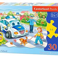  Castorland 巧思儿童拼图 03389 上学路上 30片