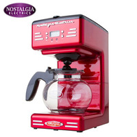诺思得其（Nostalgia Electrics）咖啡机 复古滴漏式咖啡机 泡茶煮咖啡壶 RCOF120
