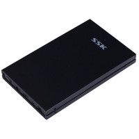 飚王（SSK）SHE066天火2.5英寸移动硬盘盒 USB2.0 SATA串口 SSD固态硬盘笔记本硬盘外置盒 黑色