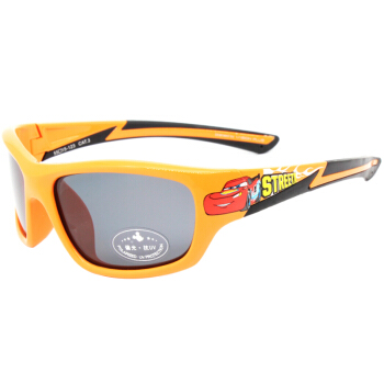 迪士尼（Disney）儿童偏光太阳镜男女童防炫目墨镜小孩防紫外线眼镜 18C3橙色