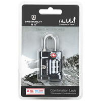 瑞动（SWISSMOBILITY）拉杆箱TSA密码锁PC材质行李箱包安全防盗锁MT-5658-02T00黑色