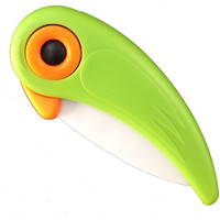 冰锋 陶瓷折叠刀 水果刀 削皮刀IC-33G（绿色、橘色、黄色）颜色随机