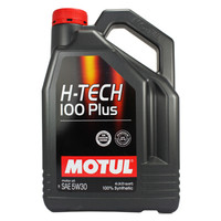 摩特（MOTUL）H-TECH 100 PLUS 全合成机油润滑油5W-30 SN级 4L
