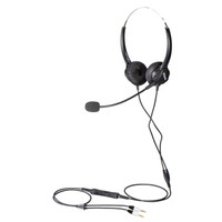 北恩（HION）FOR600D 双耳耳机（适用于话务员/客服/呼叫中心） 电脑双插头
