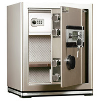 艾谱（AIPU）FDX-A/D-45WG香槟金 家用3C认证保险箱 电子保险柜办公 小型入墙 45cm 安全双锁双控