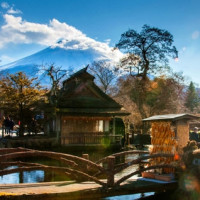 宿1晚温泉酒店!北京\/天津-日本东京+富士山+名