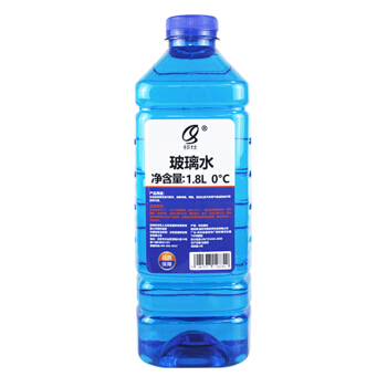 祁仕玻璃水 挡风玻璃清洗剂雨刮水去油膜去污剂  0°C  1.8L