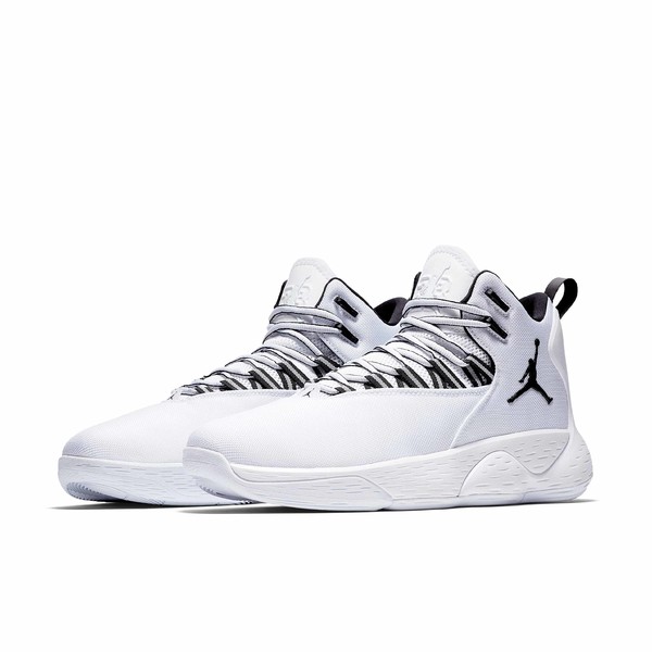 jordan brand super.fly mvp pf ar0038男子篮球鞋 (白,40)