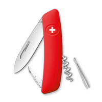 瑞莎SWIZA瑞士軍刀 探路者（6種功能）紅色KNI.0010.1000 *2件