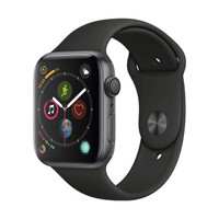 Apple 蘋果 Apple Watch Series 4 智能手表（深空灰鋁金屬、GPS、44mm、黑色運動表帶）