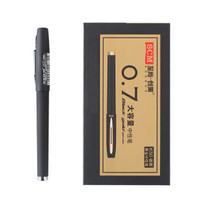 至尚·创美（SCM） K50 0.7mm大容量子弹头中性笔/水笔/碳素笔/签字笔 黑色 12支装