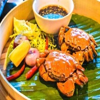 吃货福利：26层高空大闸蟹盛宴，十余种海鲜刺身畅吃！上海龙之梦万丽酒店自助晚餐