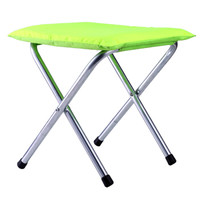 凯速折叠椅便携式小凳子 简易钓鱼椅 户外休闲马扎 带布垫小凳子 55 绿色