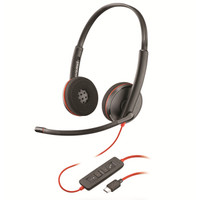 缤特力（Plantronics）C3220 TYPE C头戴式有线耳机耳麦带话筒/降噪麦克风