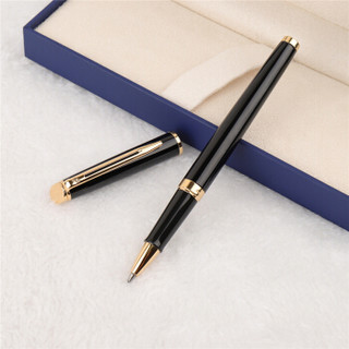 商品威迪文(waterman)中性笔/签字笔 隽雅纯黑丽雅金夹宝珠笔法国进口