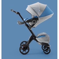 双11预售：STOKKE Xplory 黑车架款婴儿推车+婴儿睡篮