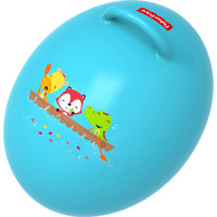 费雪（Fisher Price）儿童玩具球 宝宝健身球 蛋形跳跳球（蓝色 赠充气脚泵）F0706H1